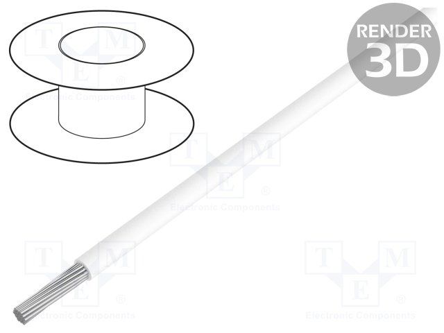Alpha Wire 7053-WH001