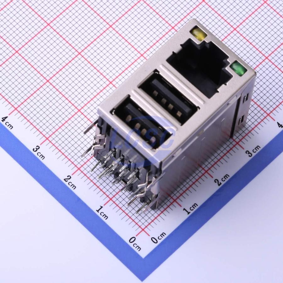 HCTL HC-RJ45-2USB-02